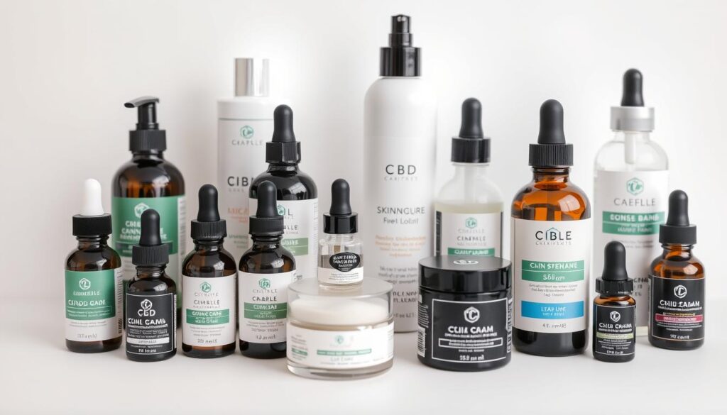CBD concentration in skincare products